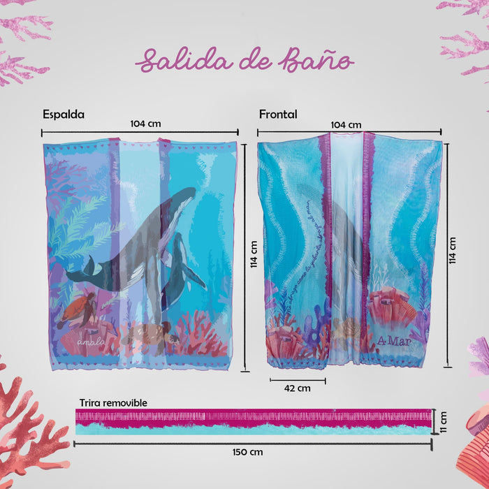 Salida de baño - Colección A Mar.